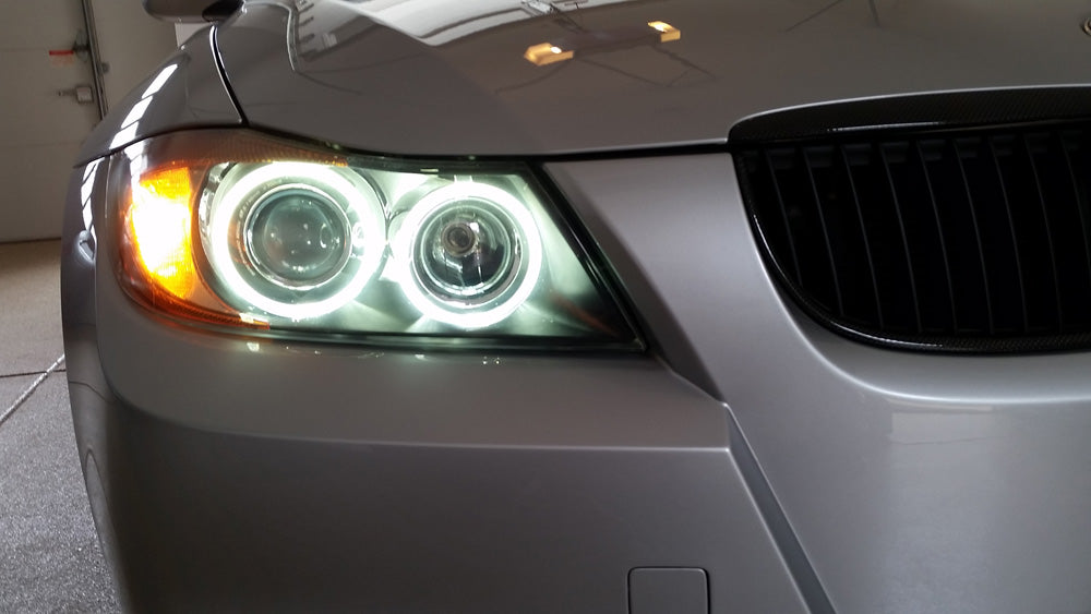 Pack of 2 LED angel eyes bulbs BMW 3 Series E90 ph1 RGB 20W - 2 year  warranty - France-Xenon