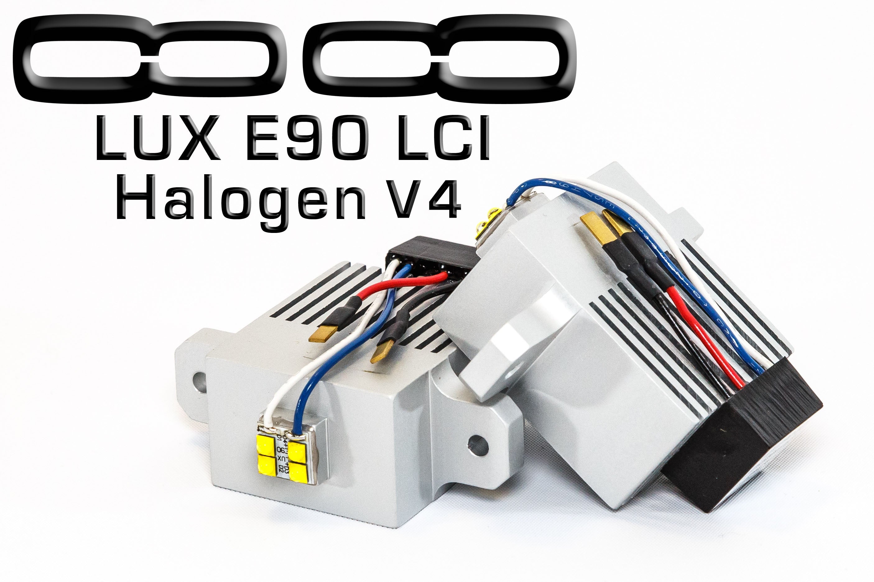 LUX E90 LCI Halogen V4 - Lux Angel Eyes